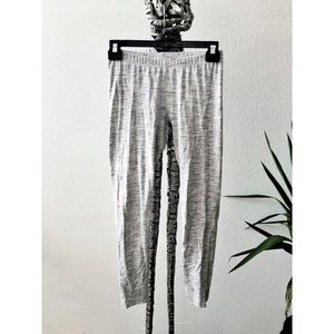 Grey and white leggings